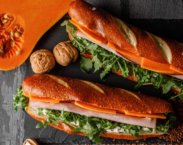 Moricette jambon braisé et noix