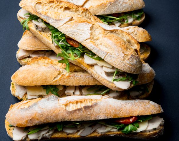 Baguette poulet italien