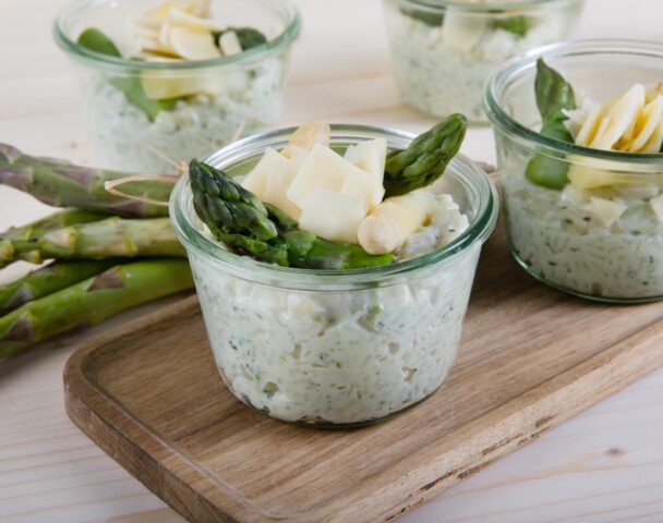 Petit bocal risotto aux asperges
