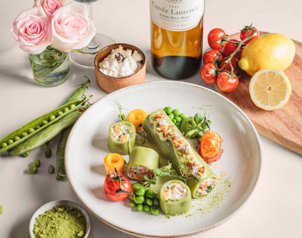 Cannelloni courgette ricotta et citron