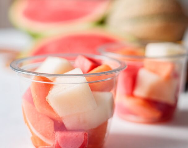 Fruits frais : melon, pastèque