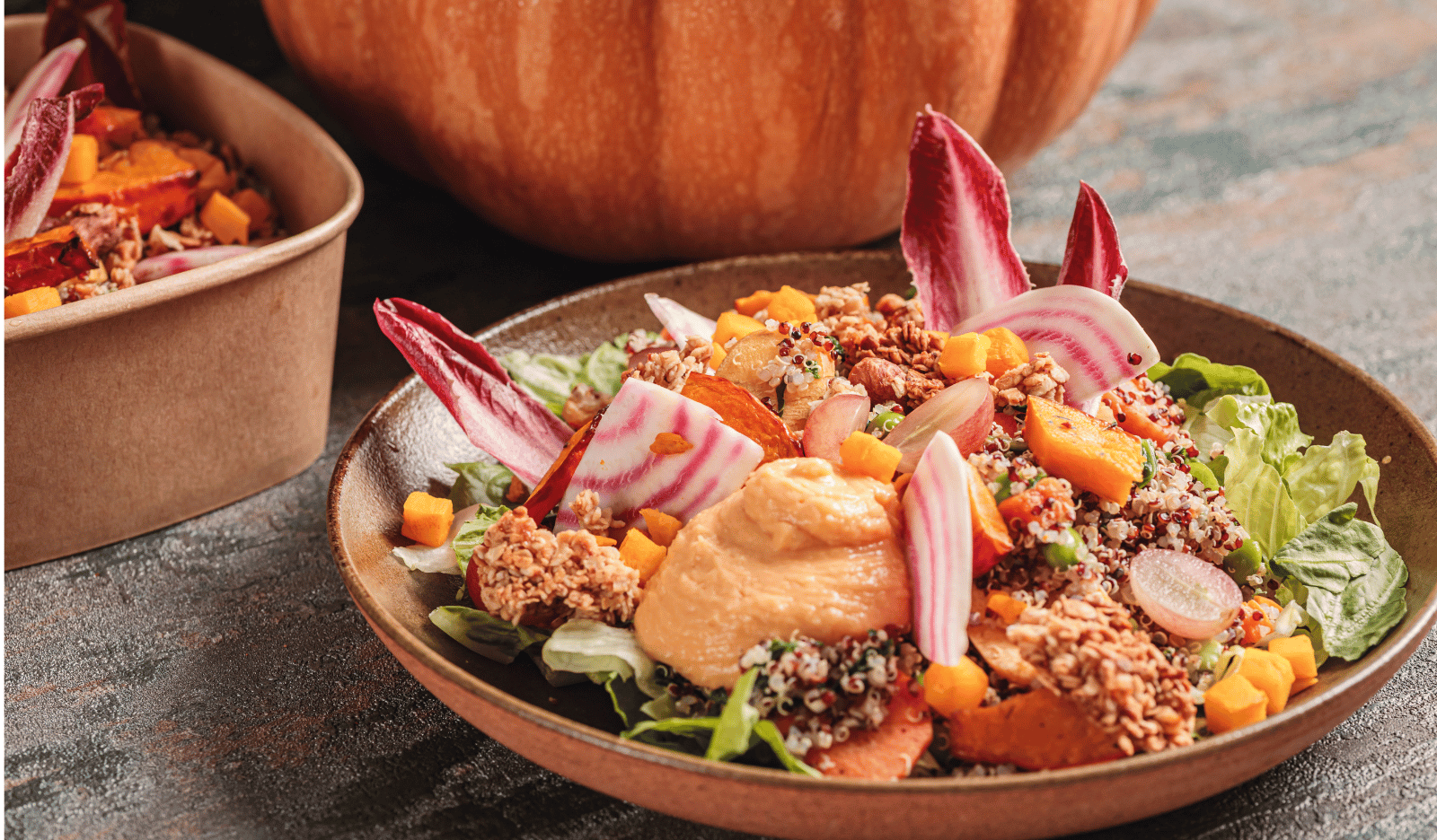 Grande salade Autumn color