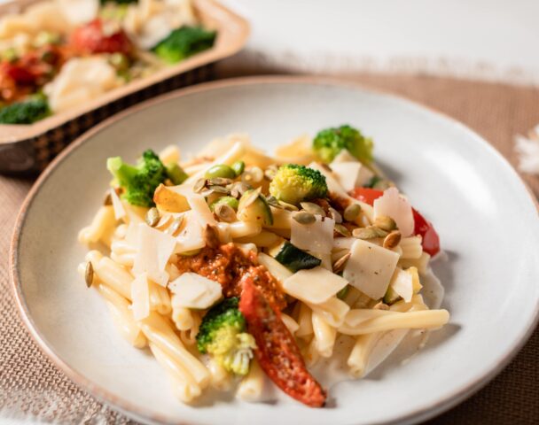 Casarecce au pesto rosso