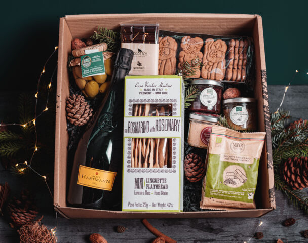 Coffret cadeau « grignotages à partager »
