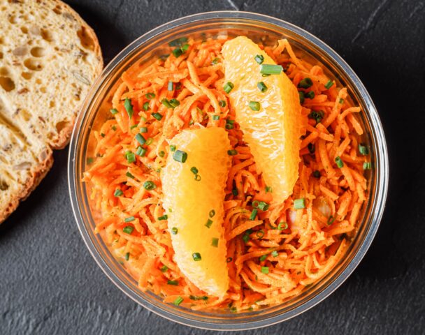 Petite salade carottes rapées