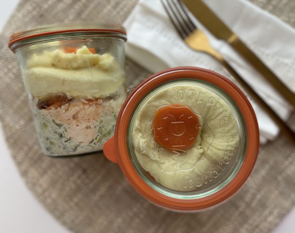 Bocal parmentier de saumon