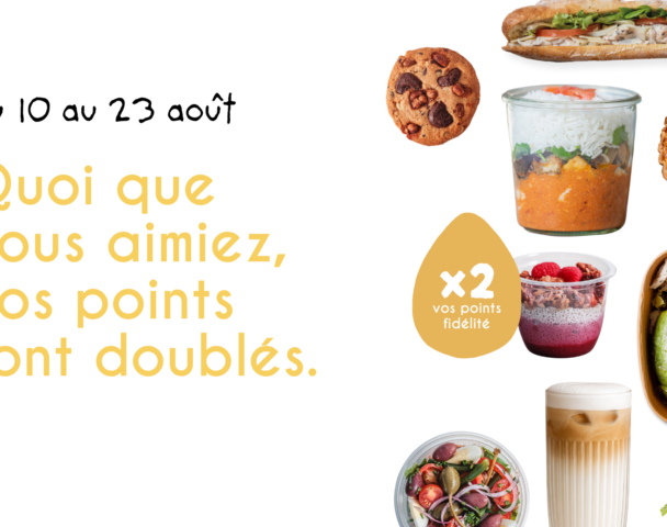 Vos points fidélité comptent double chez Cocottes ⭐
