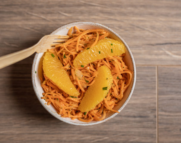Petite salade carottes râpées