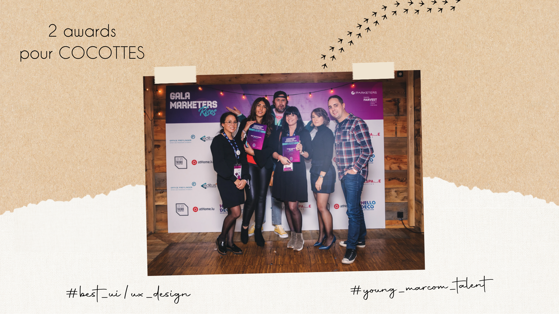 COCOTTES remporte 2 awards
