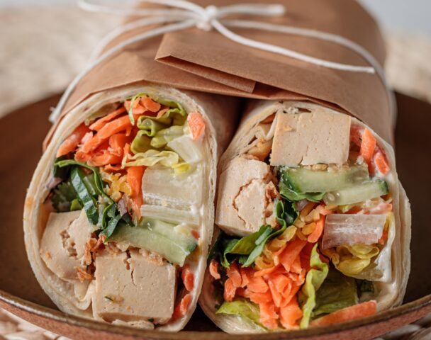 Wrap Banh-mi tofu