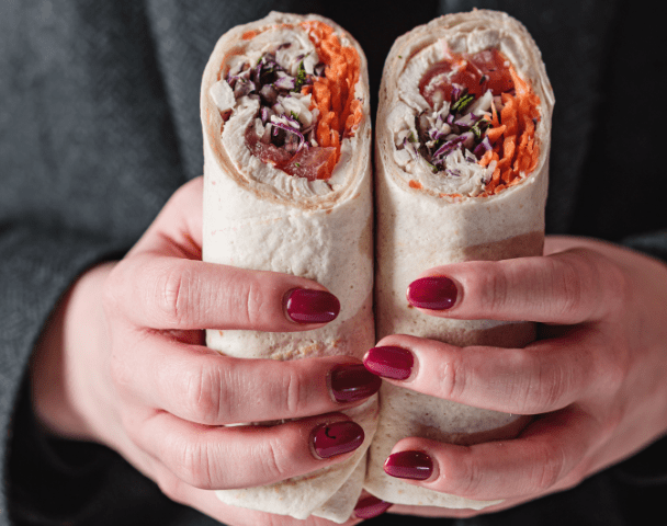 Wrap poulet, citron